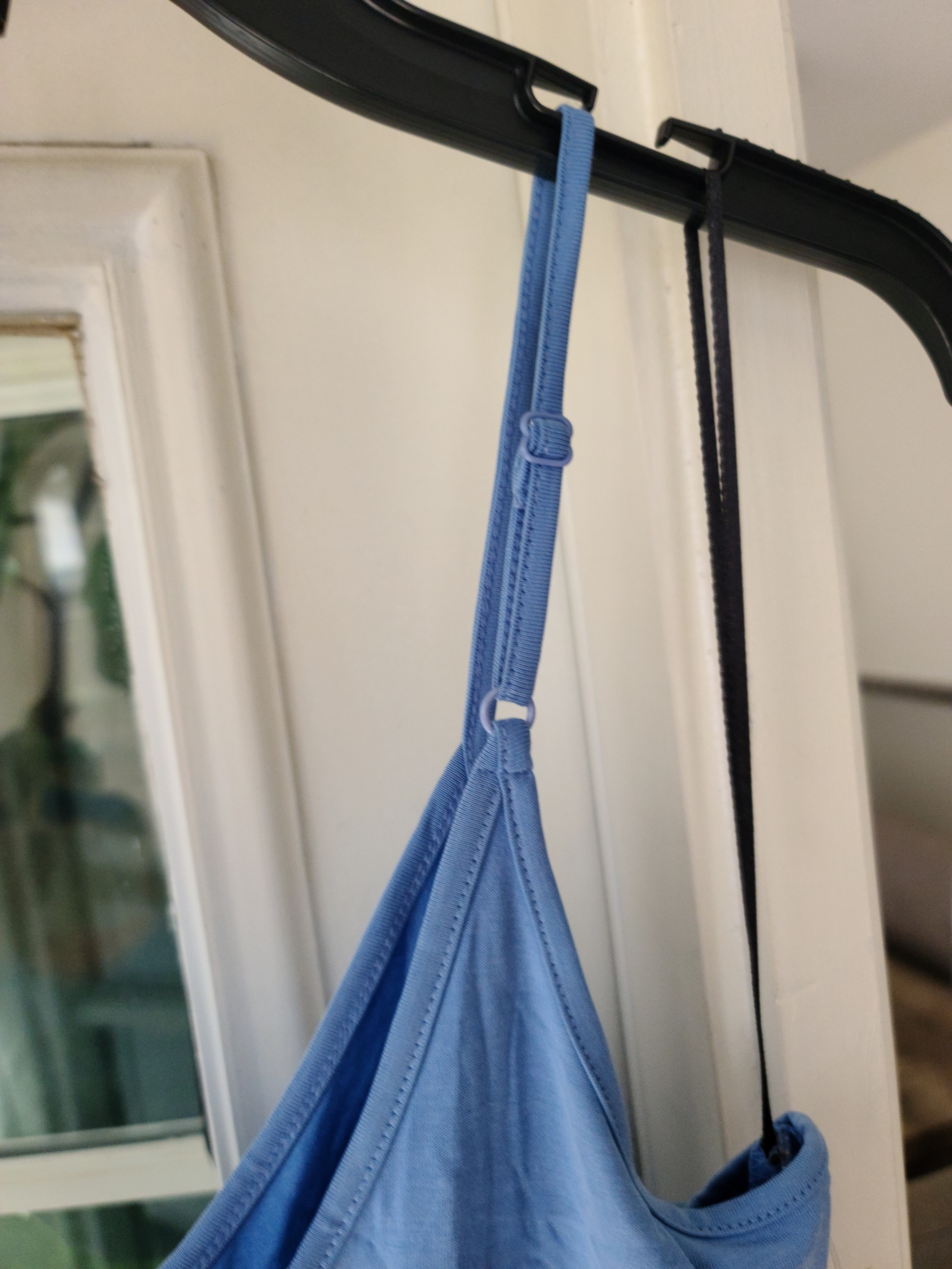 Double Zero Light Blue Spaghetti Strap Romper — image 5 of 6
